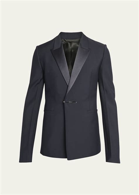 givenchy textile for men|Givenchy metal clip blazer men.